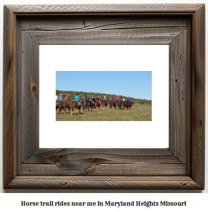 horse trail rides near me in Maryland Heights, Missouri